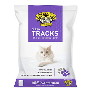 Dr. Elsey's Clean Tracks Low Dust Clumping Clay Cat Litter 40 lb Bag