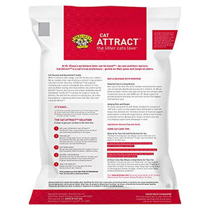 Dr. Elsey's Cat Attract Clumping Litter 40 lb Unscented Low Tracking Odor Control Dust Free Formula