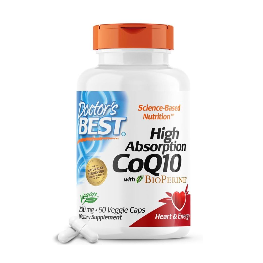 Doctor's Best High Absorption CoQ10 200mg Veg Capsules