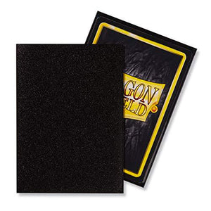Dragon Shield Matte Card Sleeves, Jet Black, 100 Ct, Standard Size, Smooth Tough Sleeves for TCG/MTG