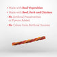 DreamBone Twisties Triple Flavor Dog Chews 7.05 oz 25 Count Real Beef Pork Chicken Rawhide Free