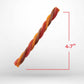 DreamBone Twisties Triple Flavor Dog Chews 7.05 oz 25 Count Real Beef Pork Chicken Rawhide Free