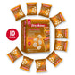 Drizzilicious Mini Rice Cakes, Cinnamon Swirl, 074oz Pack of 10, Gluten-Free, Vegan, Low Calorie Snack for Kids & Adults