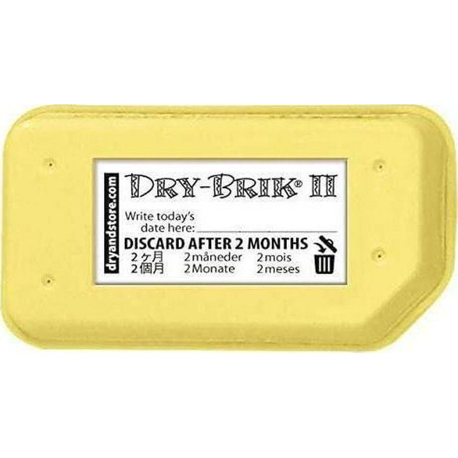 Dry-Brik II Desiccant Blocks - 3 Blocks (1 Pack Of 3 Blocks)| Replacement Moisture Absorbing Block For The Global II And Zephyr By Dry And Store | Hearing Device Dehumidifiers,