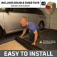 Drymate Garage Floor Mat, (17' X 7'4 ), Protects Surfaces, Transforms Garage, Absorbent, Waterproof, Durable (USA Made) (Charcoal) (Includes Double Sided Tape),758035000549