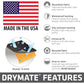 Drymate Garage Floor Mat, (17' X 7'4 ), Protects Surfaces, Transforms Garage, Absorbent, Waterproof, Durable (USA Made) (Charcoal) (Includes Double Sided Tape),758035000549