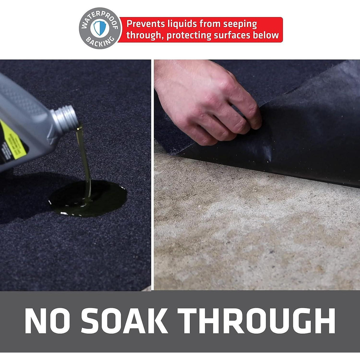 Drymate Premium Maintenance Mat Oil Spill Garage Floor Mat (60 X 72 ), Absorbent, Waterproof, Contains Liquids, Protects Garage Surface Or Driveway, Reusable, Washable, Durable (USA Made),758035330646
