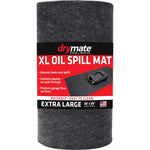 Drymate XL Oil Spill Mat (36 X 59 ), Premium Absorbent Oil Pad, Reusable, Washable, Durable, Waterproof Backing Contains Liquids, Protects Garage Floor Surface (USA Made),758035282990