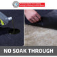 Drymate XL Oil Spill Mat (36 X 59 ), Premium Absorbent Oil Pad, Reusable, Washable, Durable, Waterproof Backing Contains Liquids, Protects Garage Floor Surface (USA Made),758035282990