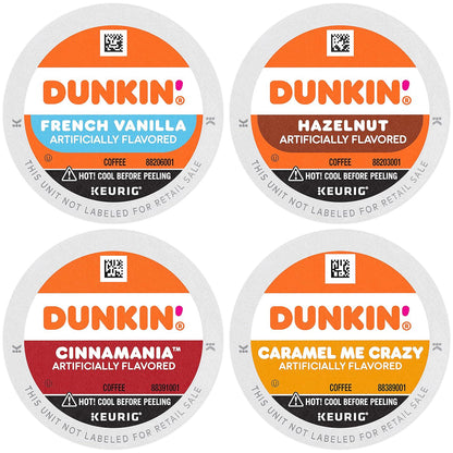 Dunkin' Dunkin' Mixed Flavor Coffee Variety Pack, 60 Keurig K-Cup Pods
