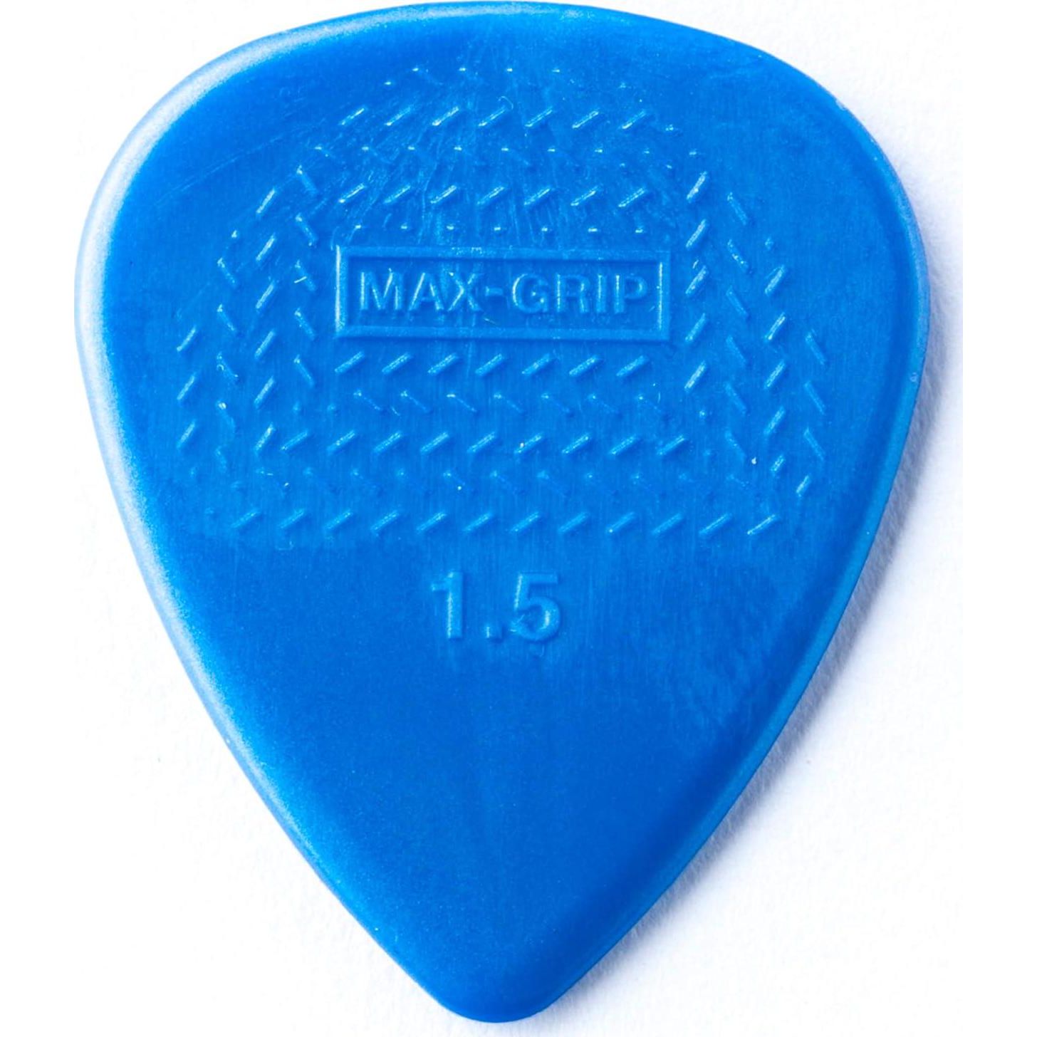 Dunlop 449P1.5 Max-Grip Nylon Standard, Blue, 1.5mm, 12/Player's Pack,