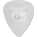 Dunlop Nylon Standard, White, .46mm, 12/Player's Pack,