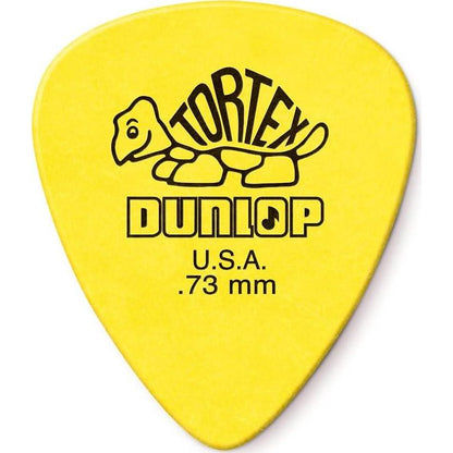 Dunlop Tortex Standard .73mm Yellow Guitar Picks, 36 Pack,