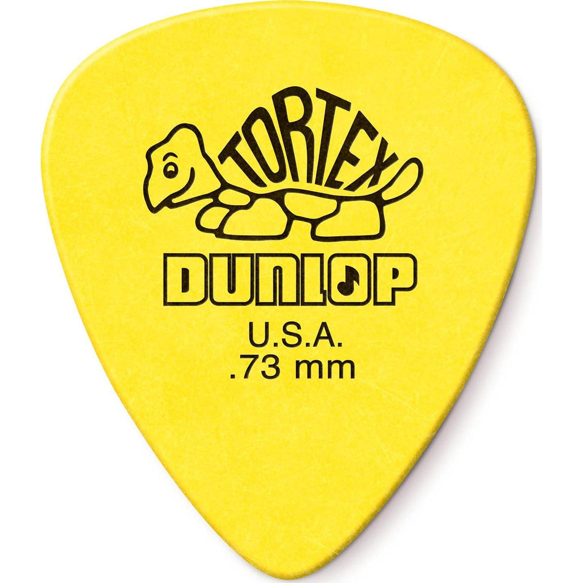 Dunlop Tortex Standard .73mm Yellow Guitar Pick, 24 Pack,