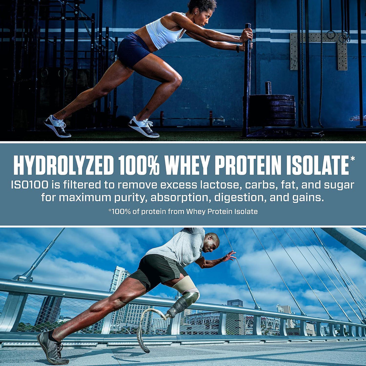 Dymatize ISO 100 Whey Protein Powder With 25g Of Hydrolyzed 100% Whey Isolate, Chocolate Peanut Butter, 5 Pound,