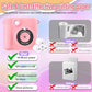 Esoxoffore Kids Instant Print Camera, 32GB SD, Pink, Gift for Girls Ages 3–12, HD Video & Photo Toy