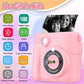 Esoxoffore Kids Instant Print Camera, 32GB SD, Pink, Gift for Girls Ages 3–12, HD Video & Photo Toy