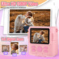 Esoxoffore Kids Instant Print Camera, 32GB SD, Pink, Gift for Girls Ages 3–12, HD Video & Photo Toy