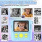Esoxoffore Instant Print Camera for Kids Ages 3 to 12 Birthday Gift with Selfie Mode and 1080p Video Blue Travel Toy Camera