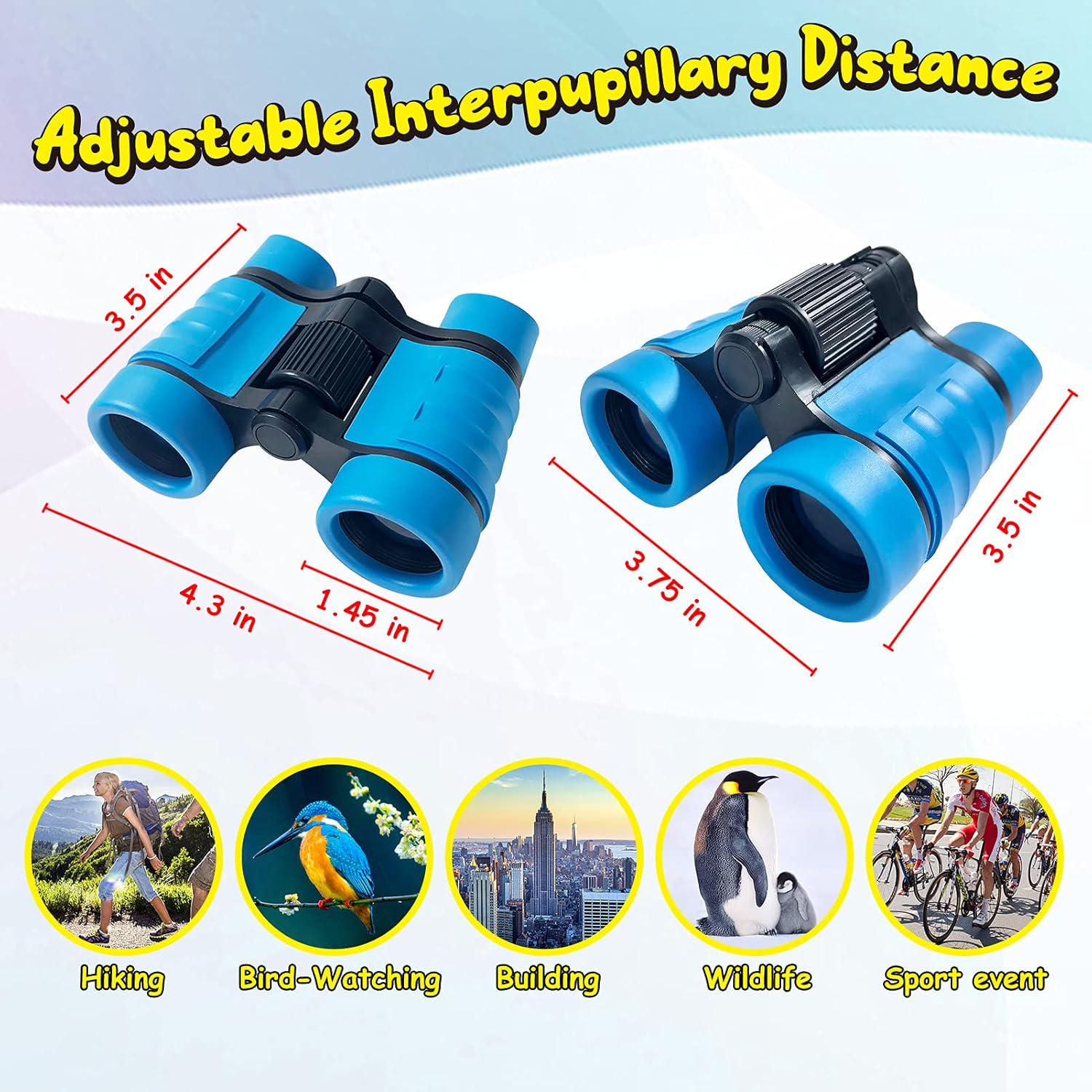 ESSENSON Binoculars For Kids Toys Gifts For Age 3, 4, 5, 6, 7, 8, 9, 10+ Years Old Boys Girls Kids Telescope Outdoor Toys For Sports And Outside Play, Bird Watching, Birthday Presents(Blue),