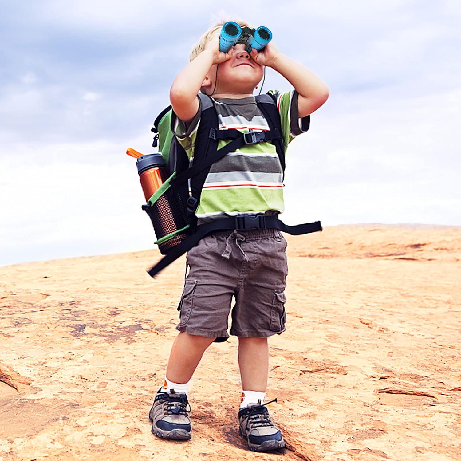 ESSENSON Binoculars For Kids Toys Gifts For Age 3, 4, 5, 6, 7, 8, 9, 10+ Years Old Boys Girls Kids Telescope Outdoor Toys For Sports And Outside Play, Bird Watching, Birthday Presents(Blue),