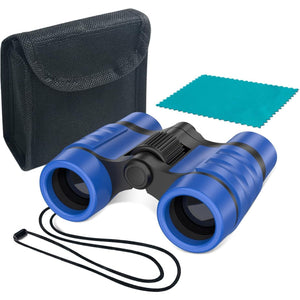 ESSENSON Binoculars For Kids Toys Gifts For Age 3-12 Years Old Boys Girls Kids Telescope Outdoor Toys For Sports And Outside Play Hiking, Bird Watching, Travel, Camping, Birthday Presents (Dark Blue),