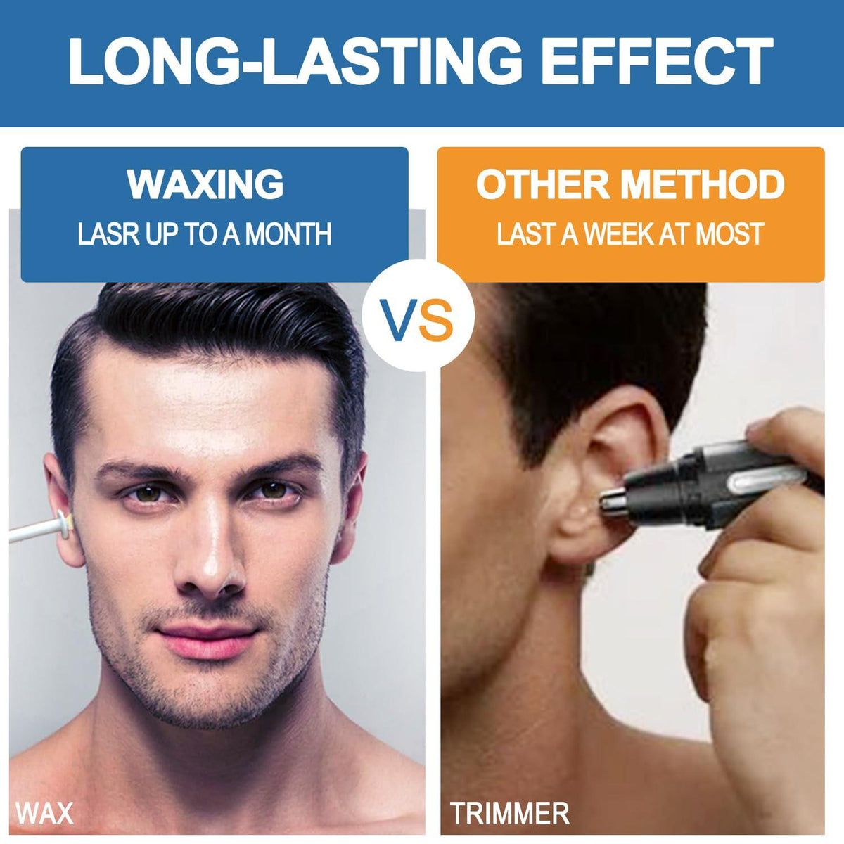 Ear Wax Hair Removal Kit 100g Ear And Nose Hair Wax Kit With 30 Pcs Nose Waxing Sticks For Men And Women At Home Ear Hair Removal Lasting Kit Safe Easy Quick And Painless,Does not Apply