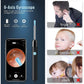 LEIPUT Ear Wax Removal - Earwax Remover Tool With 8 Pcs Ear Set - Ear Canal Cleaner With 1080P Camera - FSA HSA Eligible - Ear Cleaning Kit With 6 Ear Spoon - Ear Camera For IOS And Android (Black)