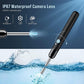 LEIPUT Ear Wax Removal - Earwax Remover Tool With 8 Pcs Ear Set - Ear Canal Cleaner With 1080P Camera - FSA HSA Eligible - Ear Cleaning Kit With 6 Ear Spoon - Ear Camera For IOS And Android (Black)