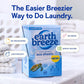 Earth Breeze Earth Breeze Laundry Detergent Sheets Fragrance-Free - 60 Loads Eco Liquidless Soap - Travel-Friendly For Hot And Cold Cycles, Tackles Tough Stains And Odors - Gentle On Sensitive Skin, 90 Ct (3 Pack)