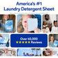 Earth Breeze Laundry Detergent Sheets, Fresh Scent, Eco-Friendly, Liquidless Soap, Travel-Friendly, Tackles Tough Stains & Odors, 60 Loads, 90 ct (3-Pack)