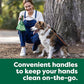 Earth Rated Dog Poop Bags, 120 Count, Unscented, Extra-Wide Leakproof with Handles, Easy-Tie Rolls