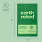 Earth Rated Dog Poop Bags Unscented Single Roll 300 Count Thick Leak Proof for Outdoor Pickup