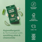 Earth Rated Pet Ear Wipes 70 Count Wild Oat Scent Hypoallergenic Dog and Cat Ear Cleaning Wipes