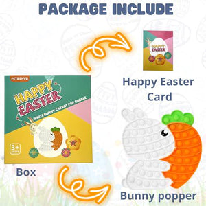 Easter Bunny Pop Bubble Fidget Sensory Toy Puzzle for Kids Easter Basket Gift