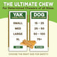 EcoKind Premium Yak Cheese Dog Chews Large 1 lb Pack 4 Natural Long Lasting Treats for Aggressive Chewers