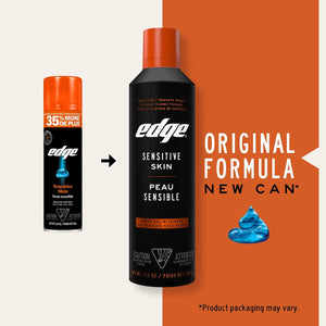 Edge Edge Shaving Gel For Men, 9.5oz, 2 Pack Mens Shave Gel With Aloe, Mens Shaving Cream Sensitive Skin Shave Gel - Moisturizes, Protects, And Soothes