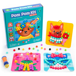 Educational Insights Pom Pom Kit Arts and Crafts for Kids Ages 5 DIY Sensory Activity