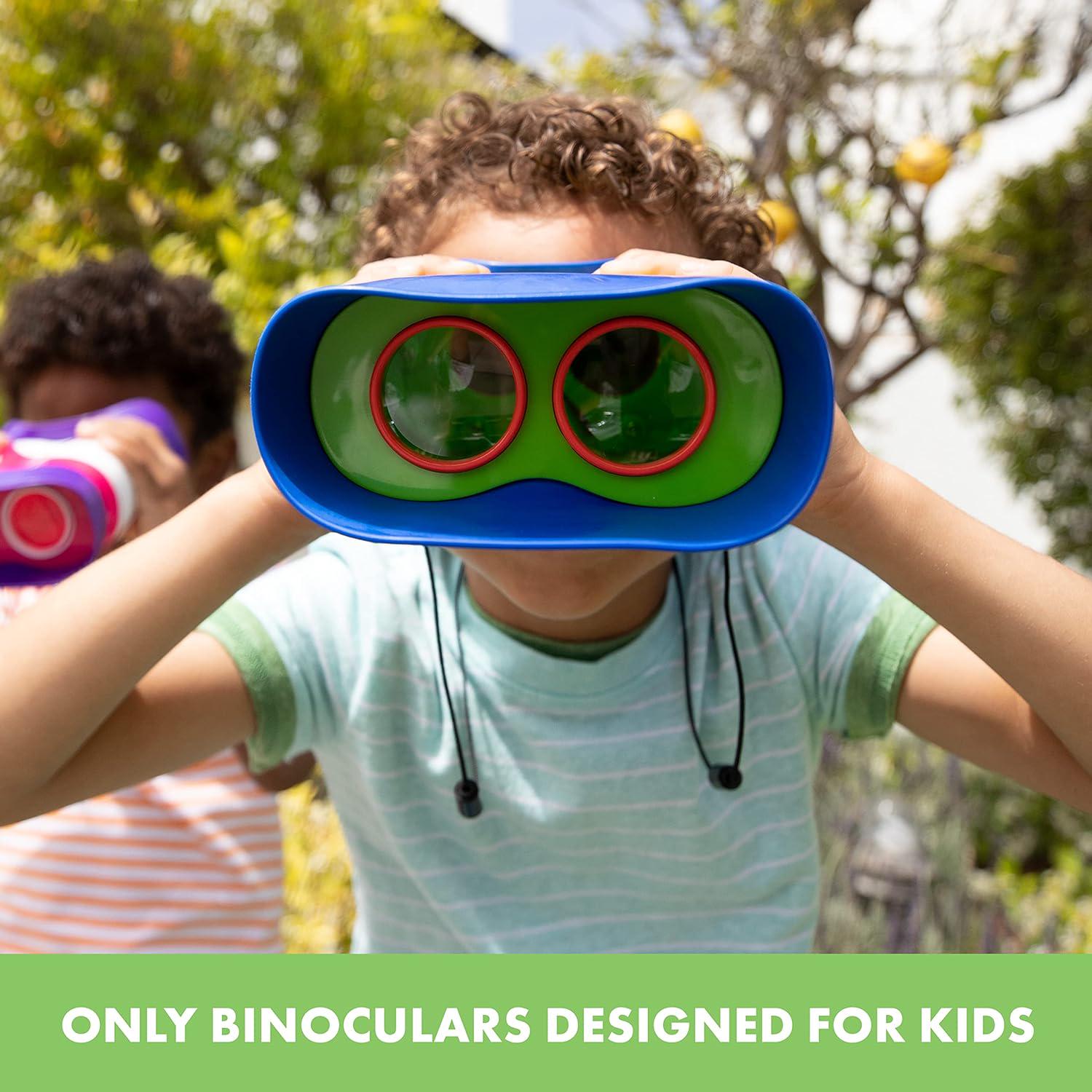 Educational Insights GeoSafari Jr. Kidnoculars - Binoculars For Kids Ages 3+, STEM And Outdoor Toys For Toddlers, Gifts For Toddlers, Educational Toys For Kids,