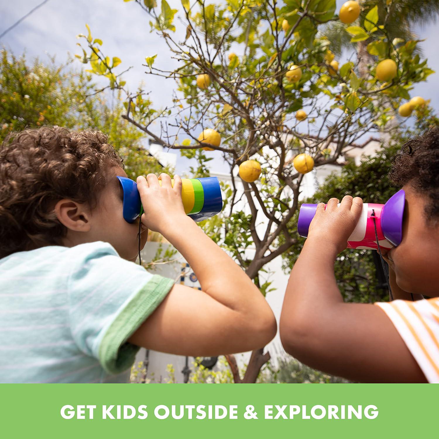 Educational Insights GeoSafari Jr. Kidnoculars - Binoculars For Kids Ages 3+, STEM And Outdoor Toys For Toddlers, Gifts For Toddlers, Educational Toys For Kids,