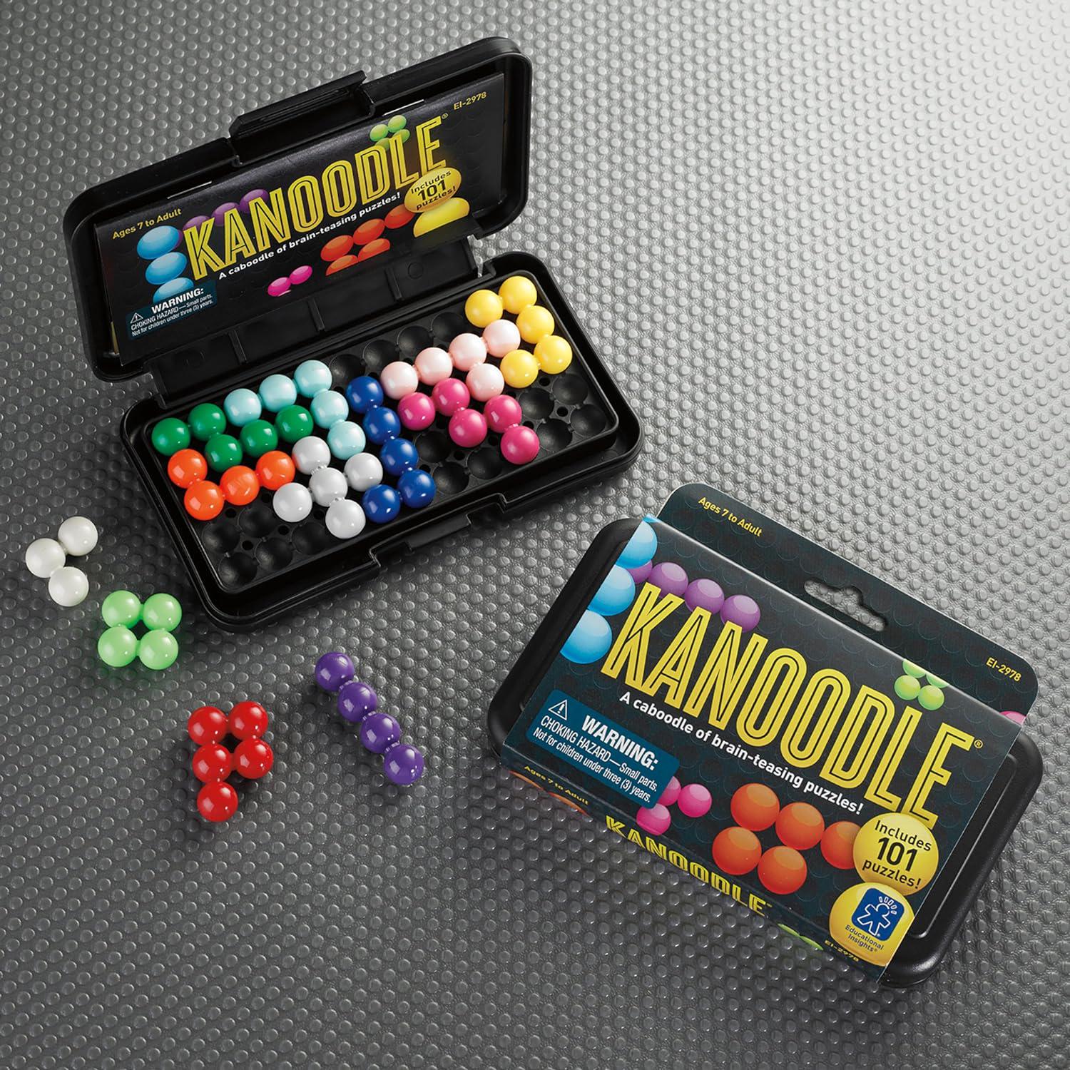Educational Insights Kanoodle 3D Brain Teaser Puzzle For Ages 7+ Brain Games For Kids And Adults, Travel Games,