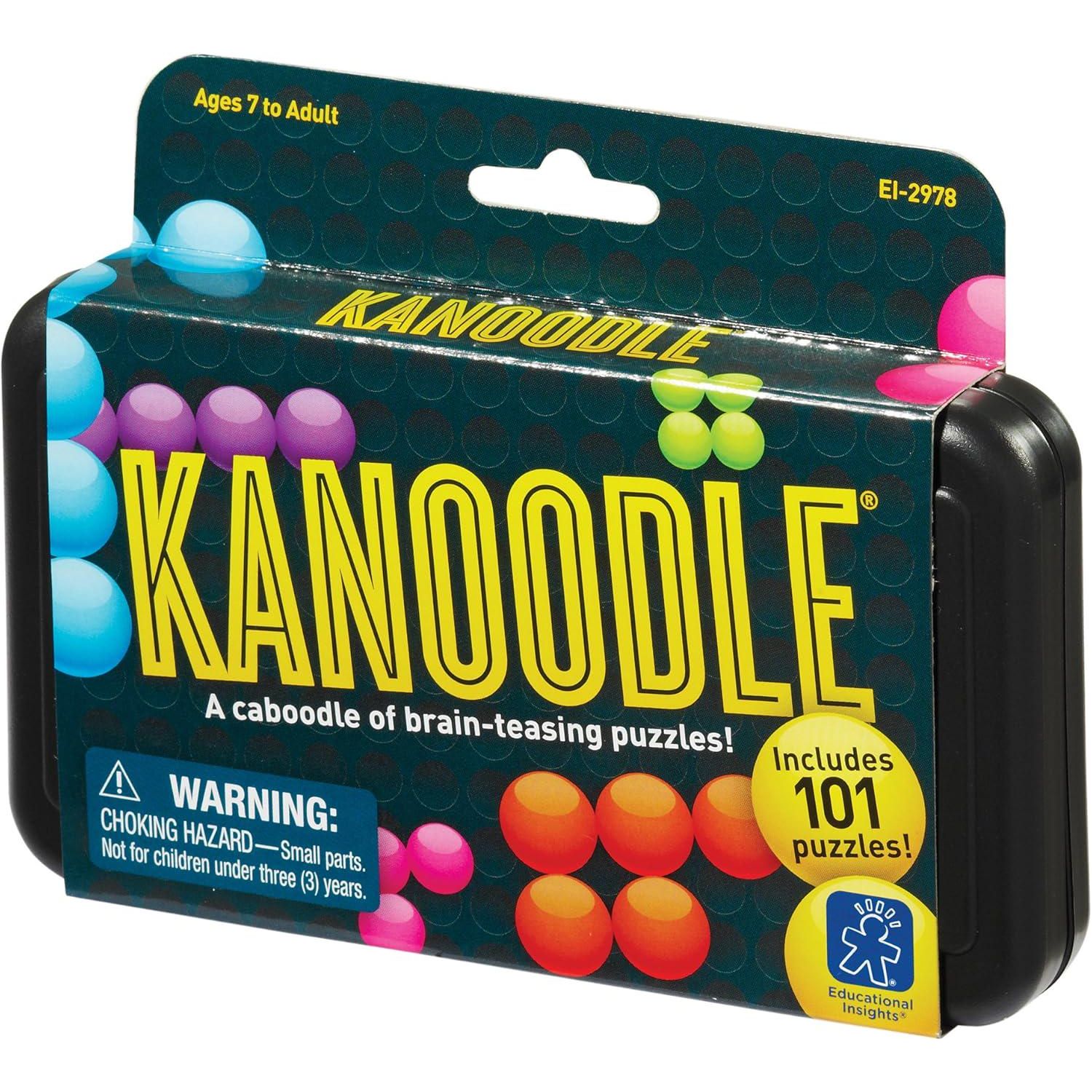 Educational Insights Kanoodle 3D Brain Teaser Puzzle For Ages 7+ Brain Games For Kids And Adults, Travel Games,
