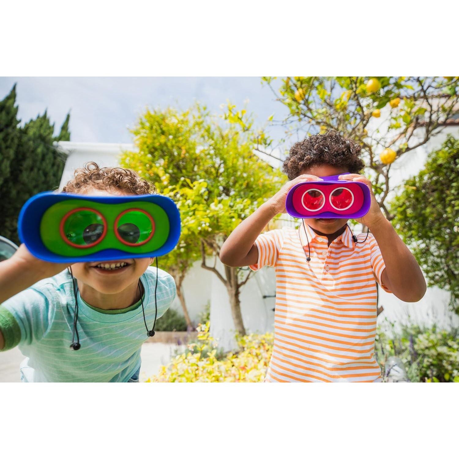 Educational Insights GeoSafari Jr. Kidnoculars - Binoculars For Kids Ages 3+, STEM And Outdoor Toys For Toddlers, Gifts For Toddlers, Educational Toys For Kids,