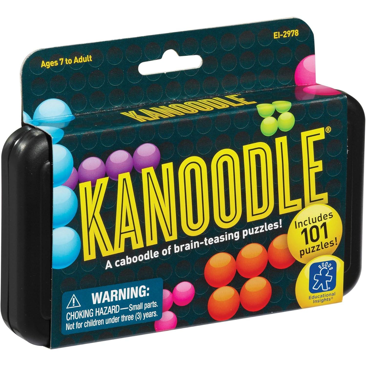 Educational Insights Kanoodle 3D Brain Teaser Puzzle For Ages 7+ Brain Games For Kids And Adults, Travel Games,