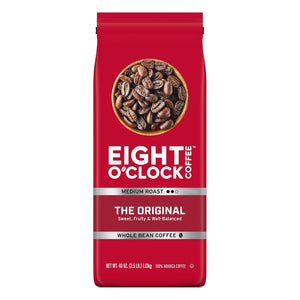 Eight O'Clock Coffee Whole Bean, The Original, 40oz