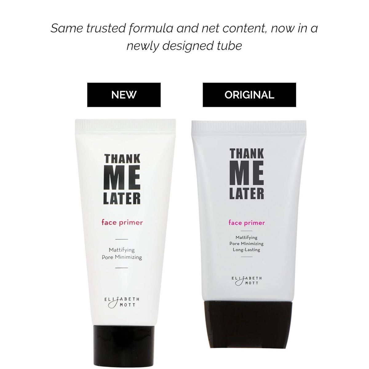 Elizabeth Mott Elizabeth Mott Thank Me Later Face Primer - Mattifying Makeup Base Primer For Shine And Oil Control - Pore Minimizer, Hides Wrinkles And Fine Lines Long-lasting Makeup Gripping Formula 30 G