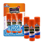 Elmer's Disappearing Purple School Glue Sticks, Washable, 22 Grams, 3 Count,