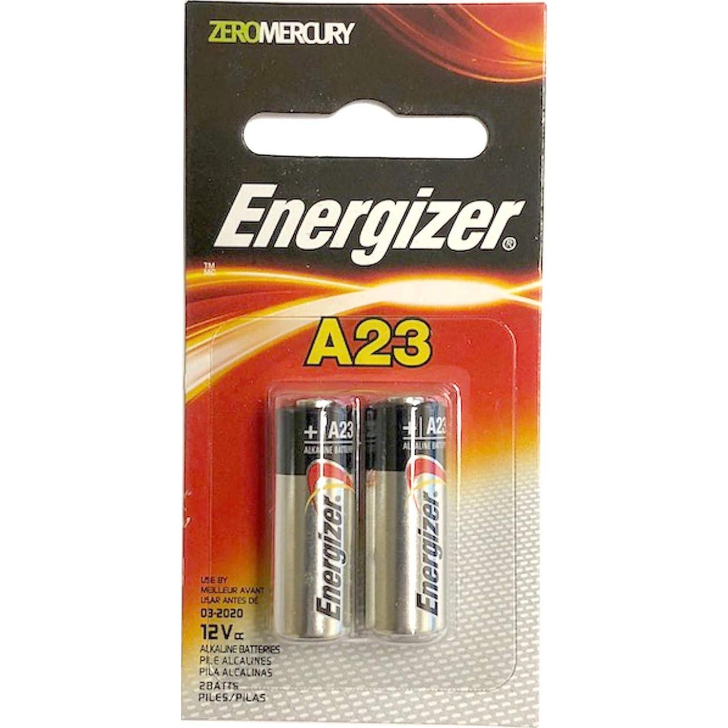 Energizer A23 Batteries, Alkaline, 2 Count