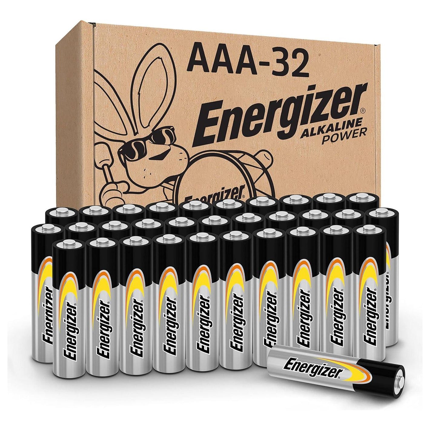 Energizer Energizer Alkaline Power AAA Batteries 32 Count (Pack Of 1), Long-Lasting Triple A Batteries