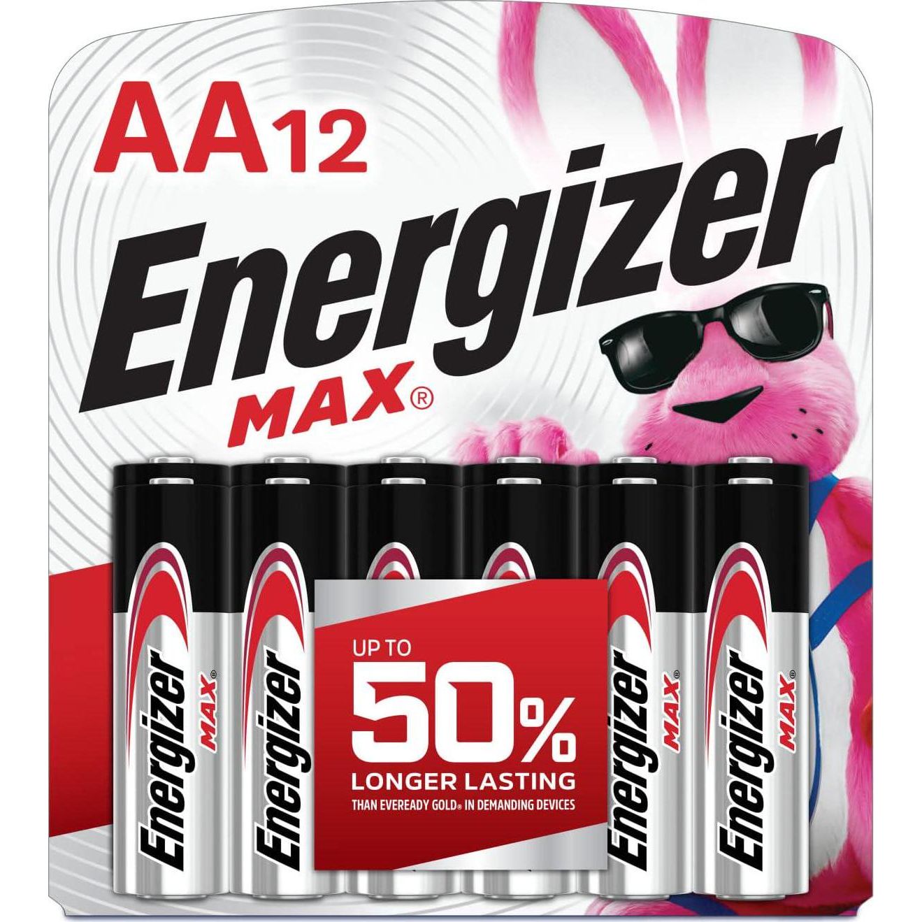Energizer Energizer MAX AA Batteries (12 Pack), Double A Alkaline Batteries